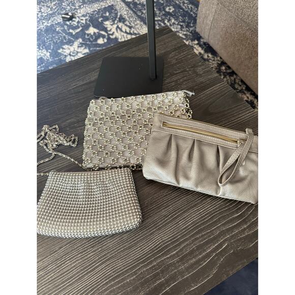 Vintage Silver Evening Bag Bundle - 3 Bags Included - Picture 1 of 8